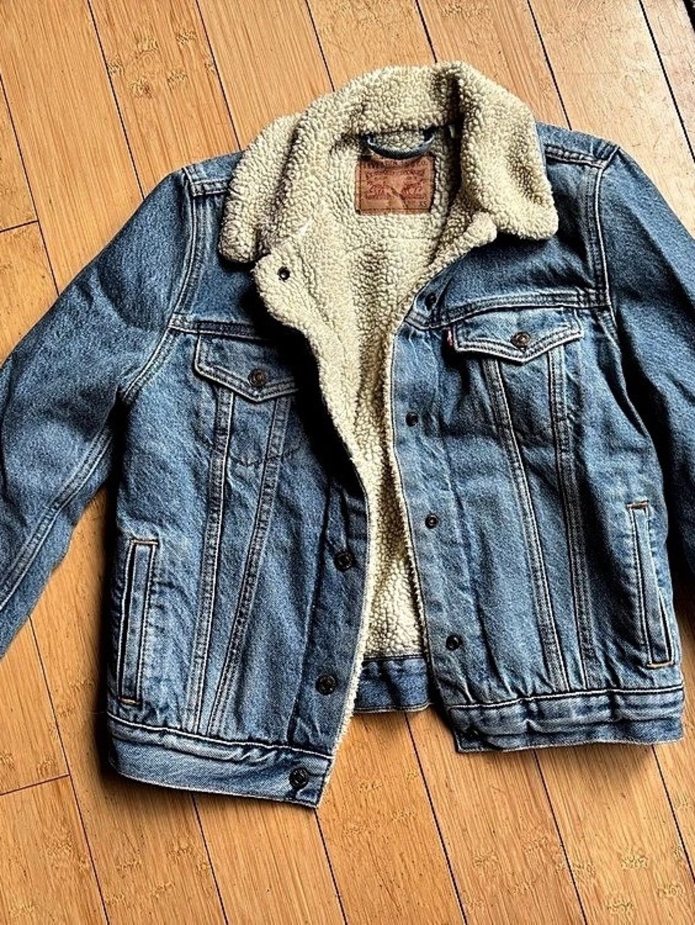 Levi's Original Sherpa Trucker Jacket Denim XS